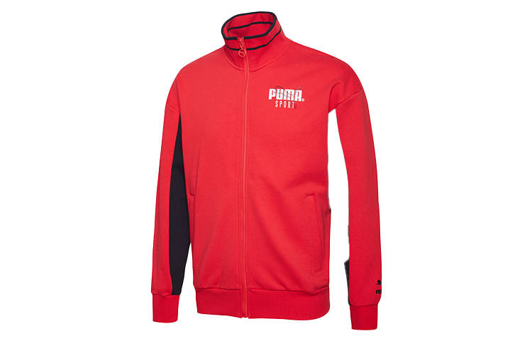 PUMA PUMA Jackets Men's Bright Red Stand Collar Moderate Other