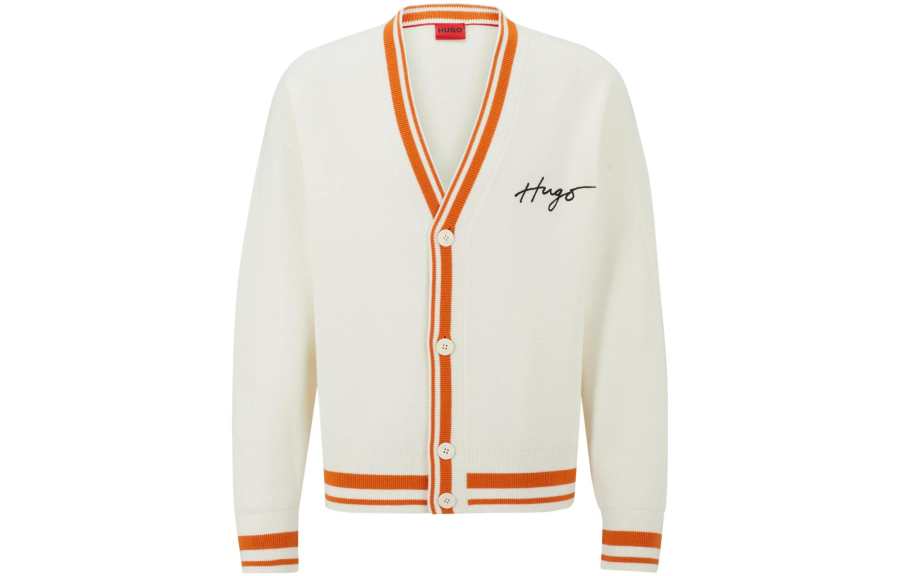HUGO BOSS HUGO BOSS Sweaters Men's Ecru Moderate