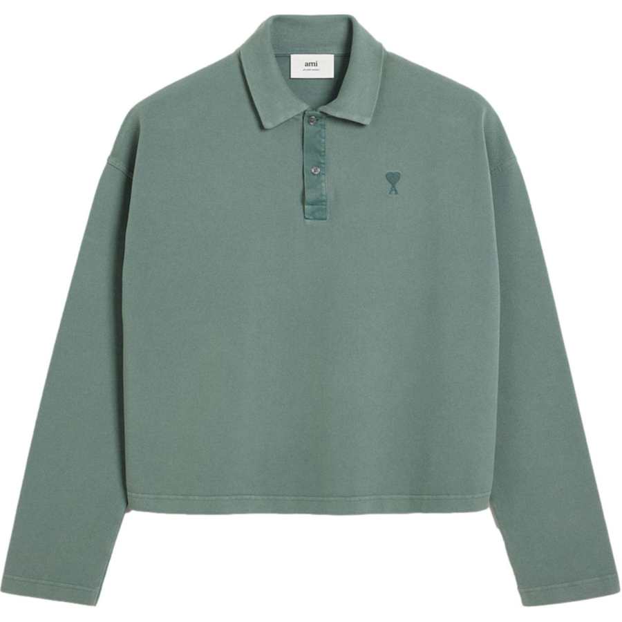 AMIPARIS Ami De Coeur Long-sleeved Polo Shirt