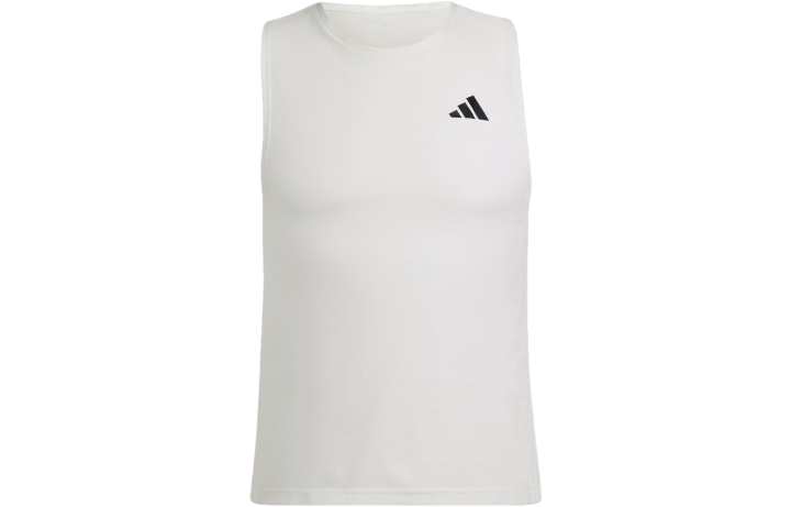 Adidas Adidas Tank Tops Unisex White Crew Neck Moderate Straight Fit