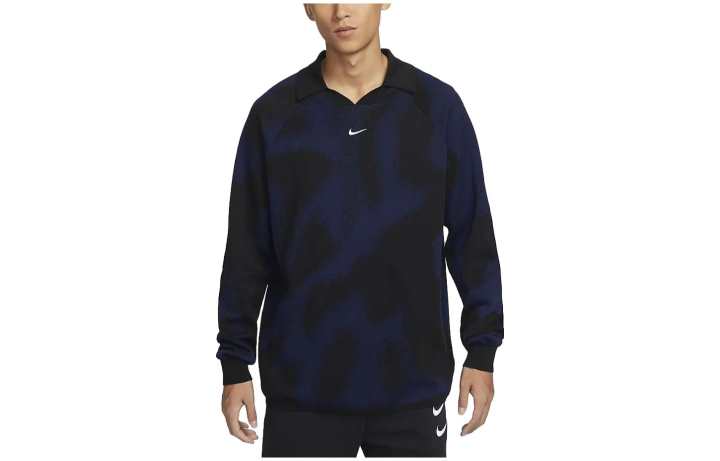 Nike Nike Sweaters Men's Dark Navy Blue Lapel Moderate Other
