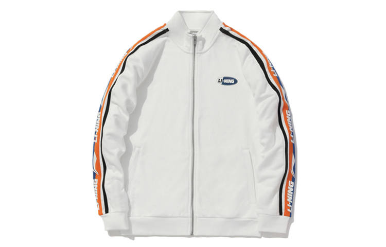 Li-Ning Li Ning Sports Fashion Collection Jackets Unisex Ivory Stand Collar Moderate Other
