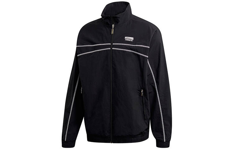 Adidas Adidas Jackets Men's Black Stand Collar Moderate Other