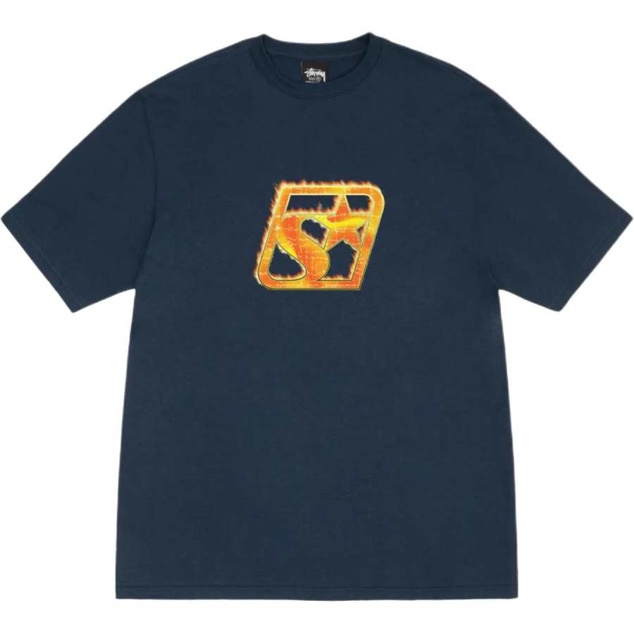 Stussy blaze graphic T-shirt