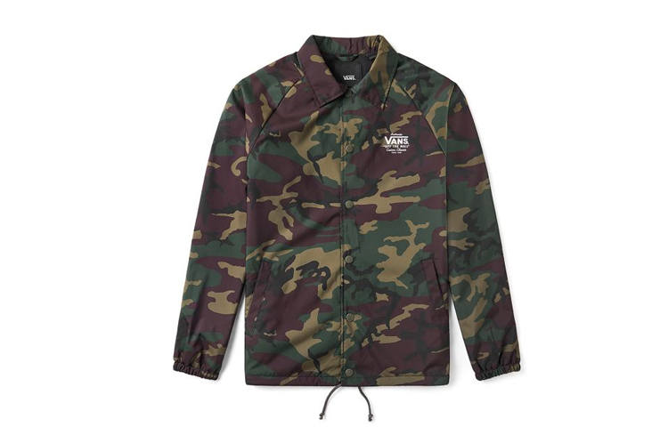 Vans Vans Jackets Men's Camouflage Lapel Moderate Other
