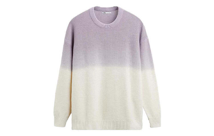 ZARA Knitwear Men's Light Purple
