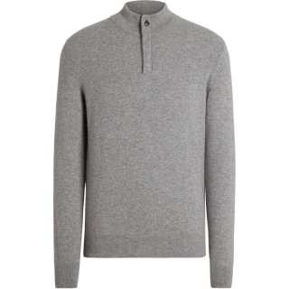 Zzegna Zegna Oasi Mock Neck Ribbed Jumper