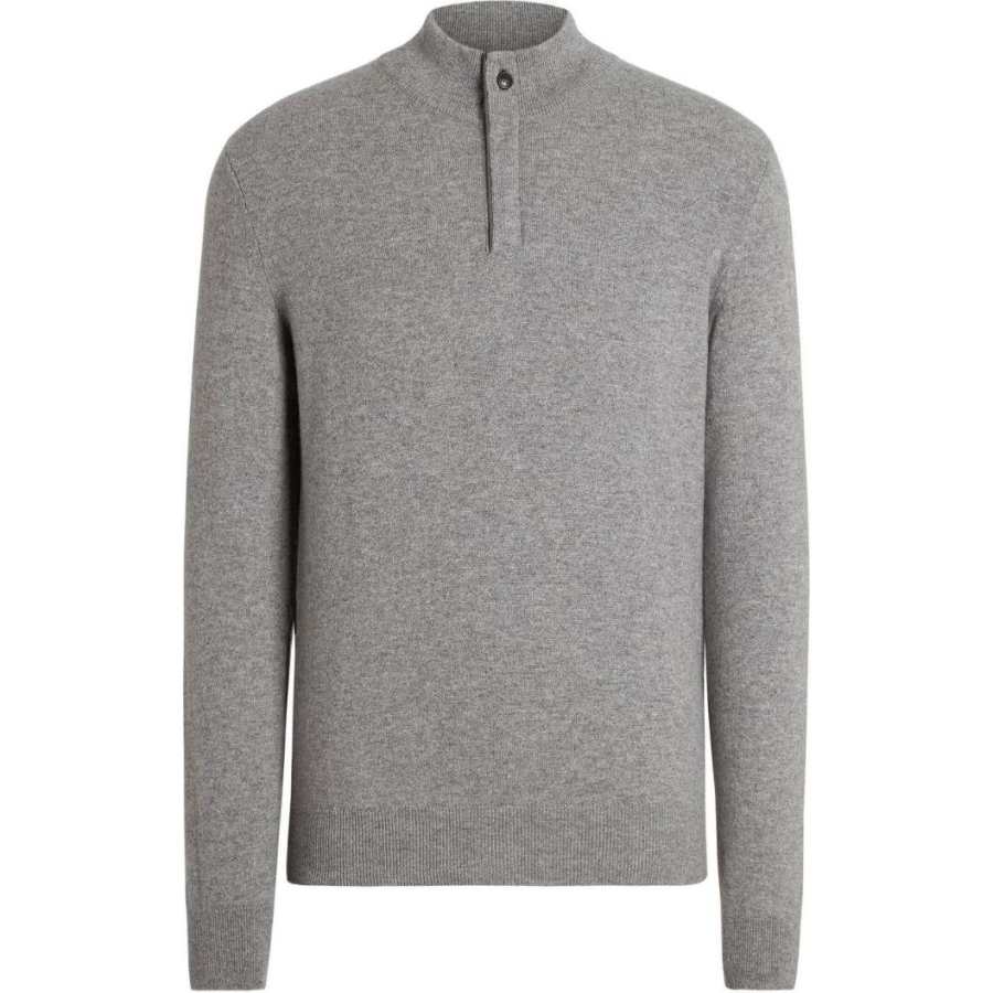 Zzegna Zegna Oasi Mock Neck Ribbed Jumper