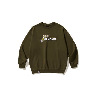 ODDCIRKUS FW24 Sweatshirt Unisex Olive Green