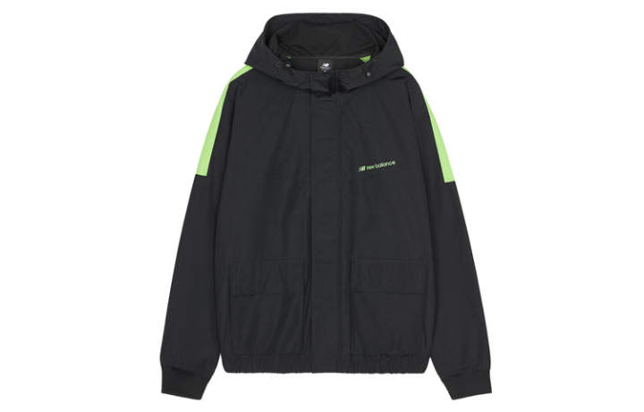 New Balance New Balance Jackets Men's Black Hooded Moderate Other