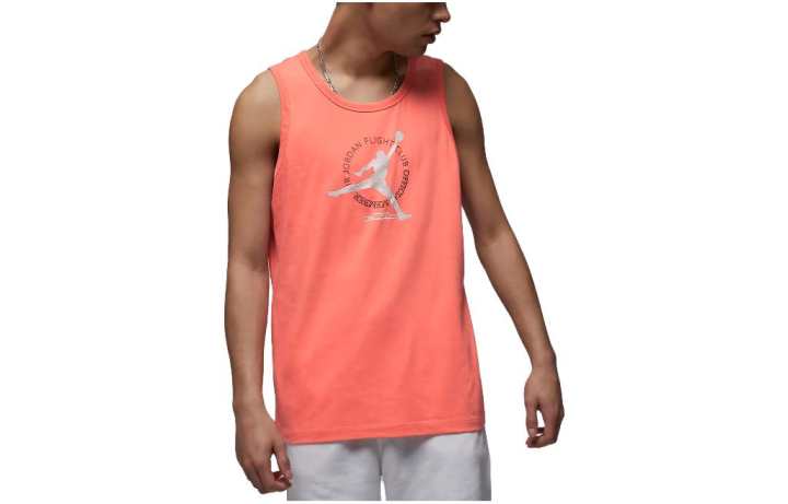 Jordan Jordan Flight MVP Tank Tops Men's Orange Crew Neck Moderate Other