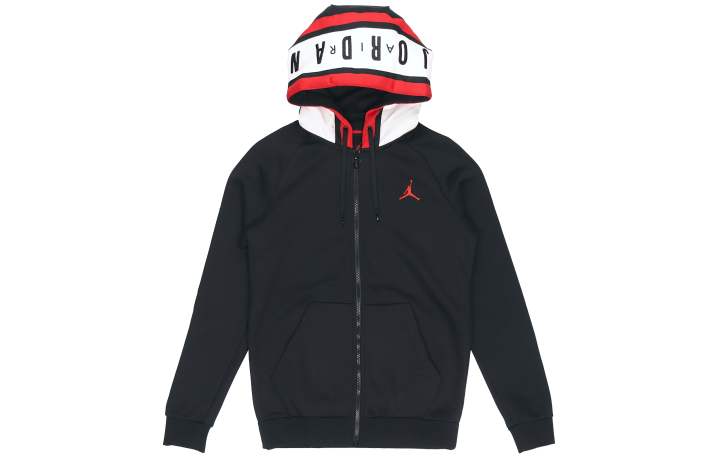 Jordan Jordan Jackets Men's Black Hooded Moderate Other
