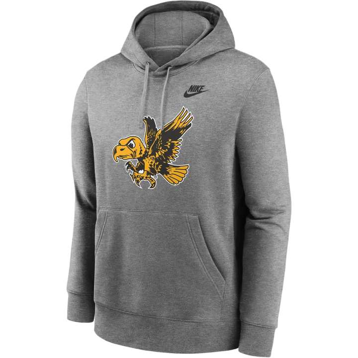 Nike Nike Iowa Hawkeyes Legacy Club Primary Logo Men's Nike College Pullover Hoodie