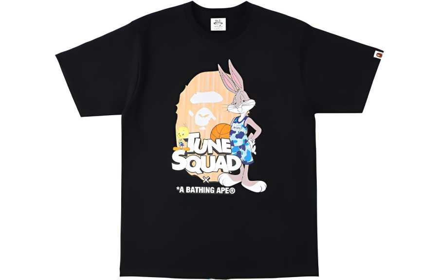 A BATHING APE Bape X Space Jam Ape Head Tee