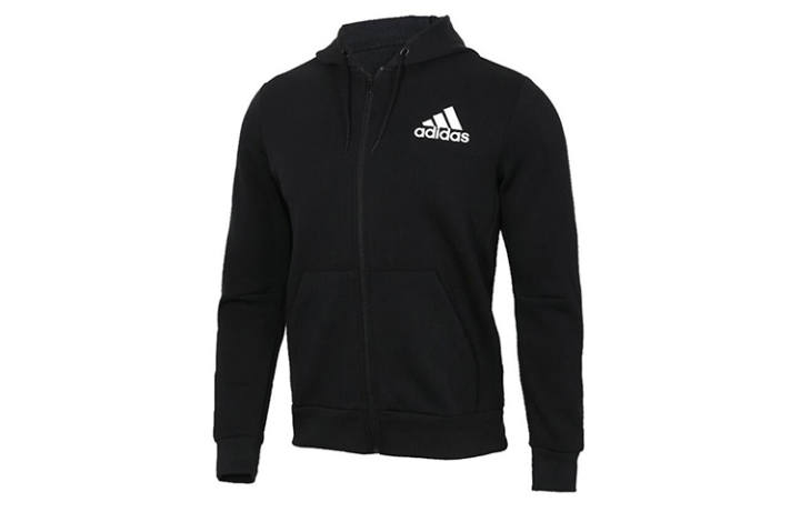 Adidas Adidas Jackets Men's Black Hooded Moderate Other