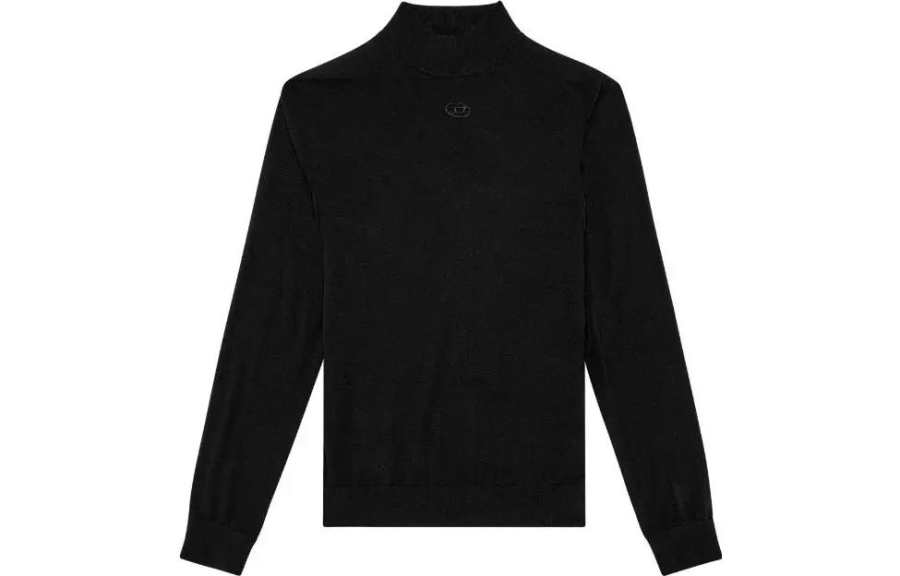 DIESEL Diesel K-Gil logo-embroidered wool jumper