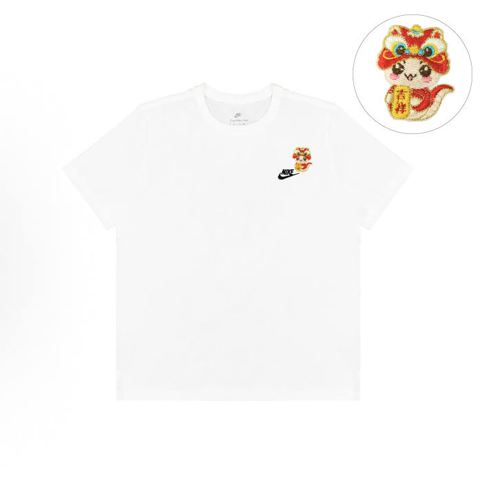 Nike Nike T Shirts Unisex White Crew Neck Moderate Straight Fit