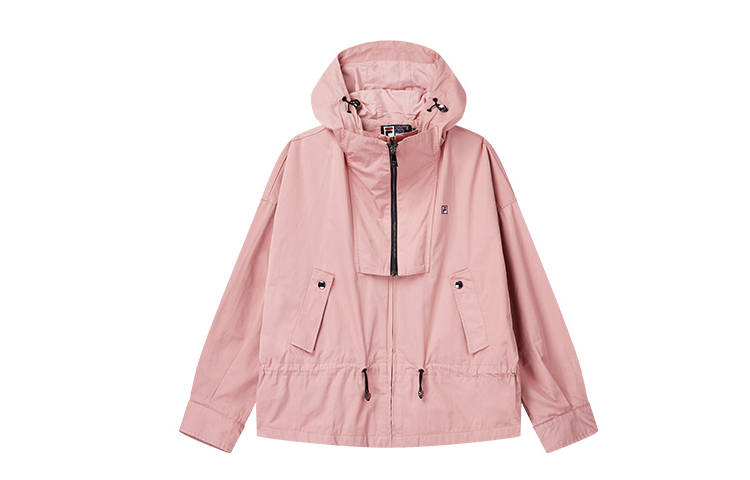 FILA Jackets Women's Pink Hooded Moderate Other