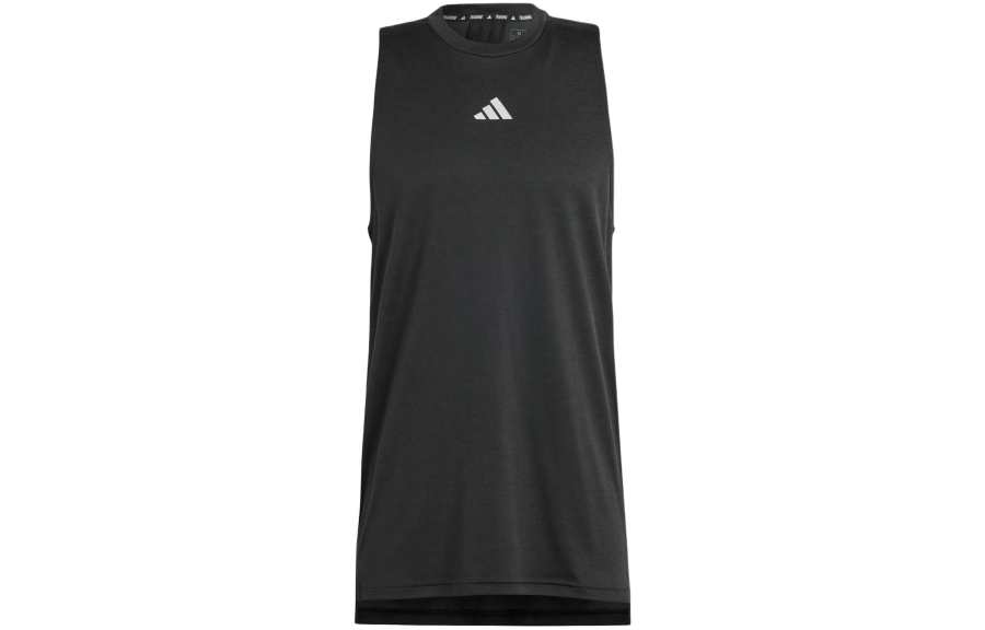 Adidas Adidas Tank Tops Men's Black Crew Neck Moderate Straight Fit