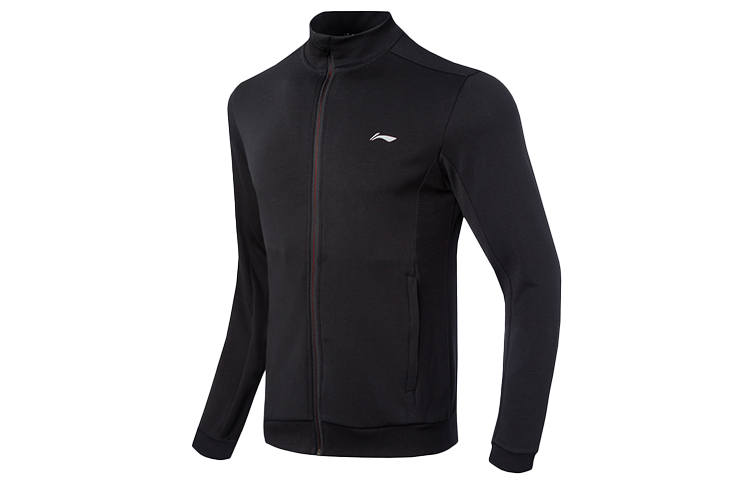 Li-Ning Li Ning Jackets Men's Black Stand Collar Moderate Other