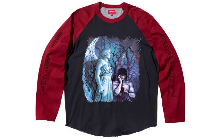 Supreme Supreme The Crow Raglan L/S Tee
