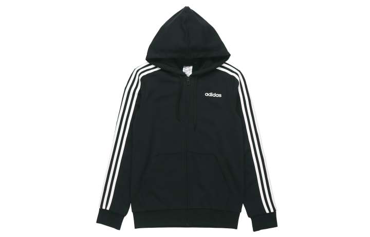 Adidas Adidas ESSENTIALS Jackets Men's Black Hooded Moderate Other