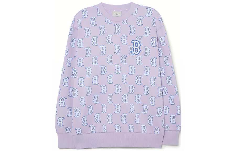 MLB MLB Sweatshirts Unisex Purple Crew Neck Moderate Regular
