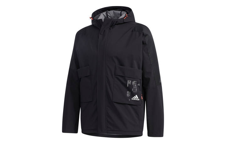 Adidas Adidas Jackets Men's Black Hooded Moderate Workwear