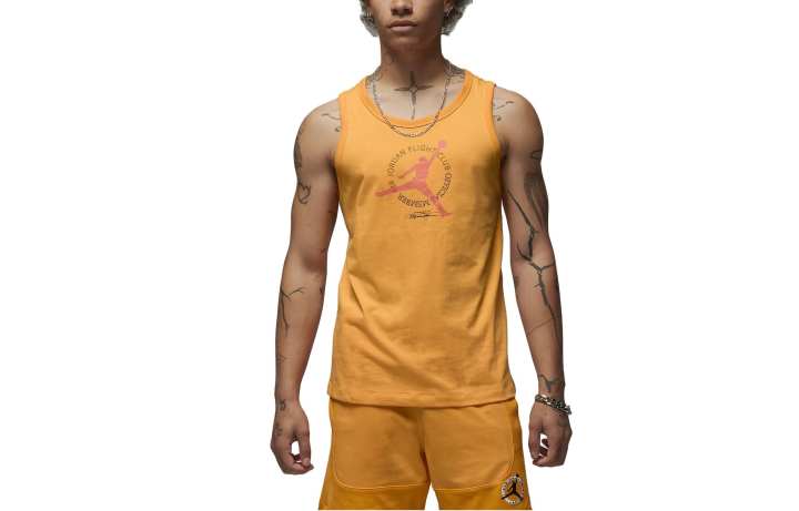 Jordan Jordan Tank Top Men's Orange Yellow