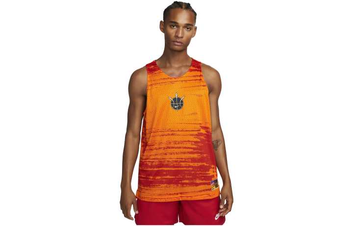 Nike Nike Tank Tops Men's Orange Crew Neck Moderate Other