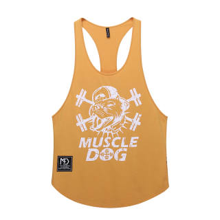 Muscle Dog Tank Tops Unisex Crew Neck Moderate