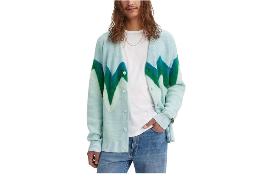 Levis Levis Knitwear Men's Green Moderate