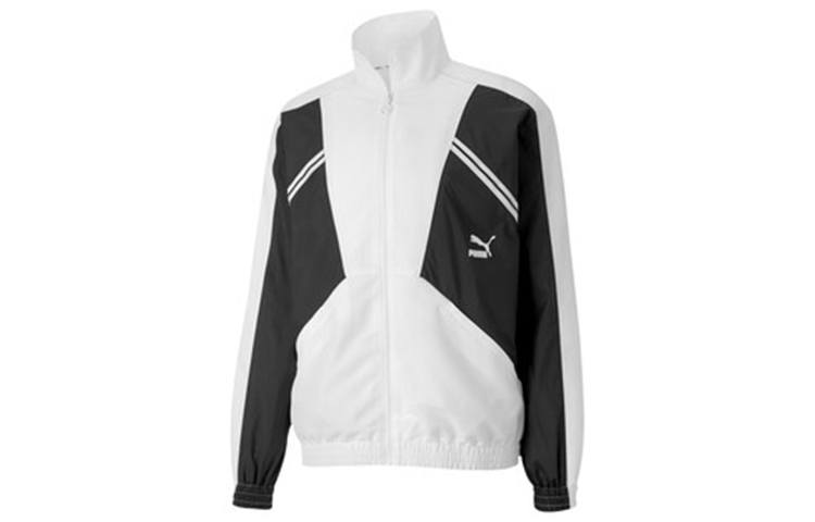 PUMA PUMA Jackets Men's White Stand Collar Moderate Other