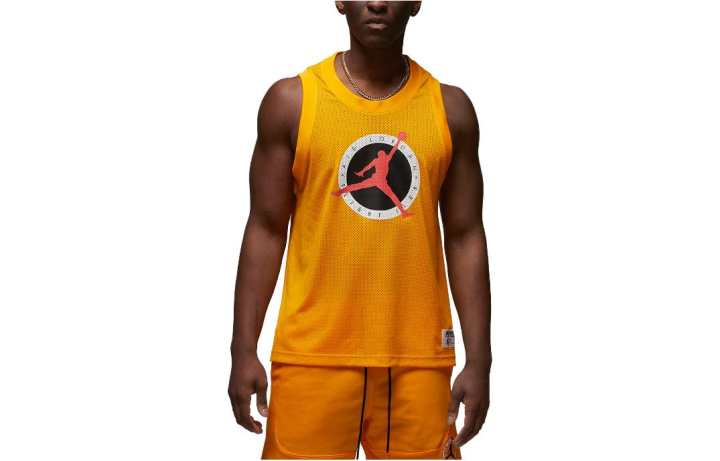 Jordan Jordan Flight MVP Tank Tops Men's Orange Crew Neck Moderate Other