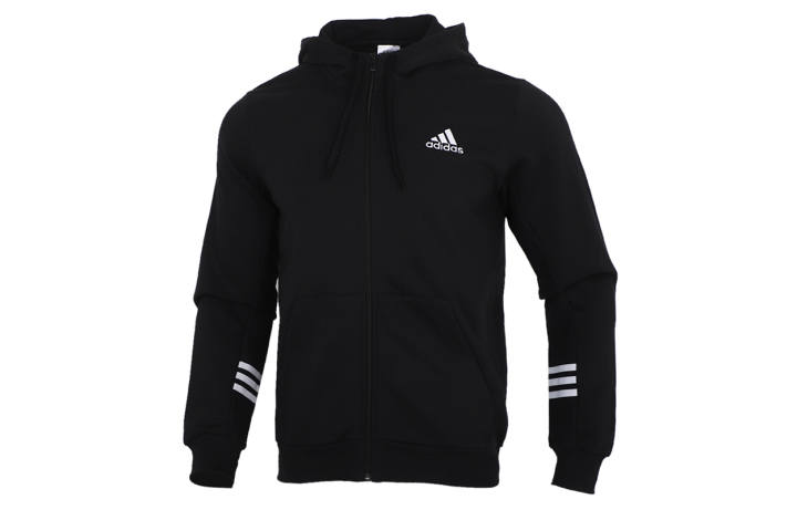 Adidas Adidas Jackets Men's Black Hooded Moderate Other
