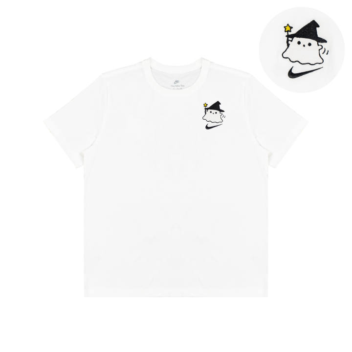 Nike Nike T Shirts Unisex White Crew Neck Moderate Straight Fit