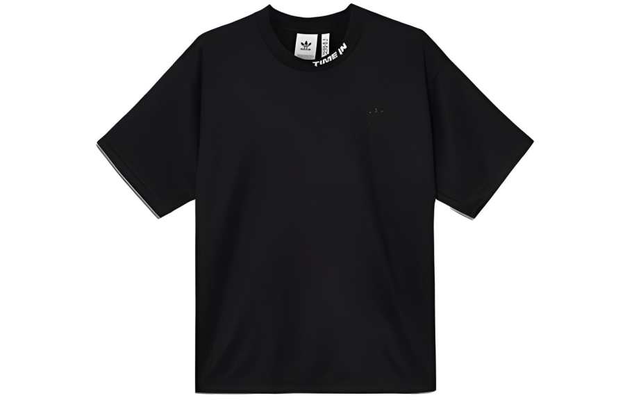 Adidas Originals Ninja Tee T Shirts Men's Black Crew Neck Moderate Straight Fit