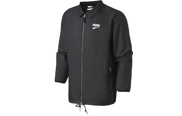 PUMA PUMA Jackets Men's Black Lapel Moderate Other
