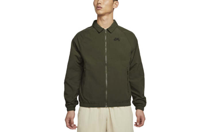 Nike Nike Jackets Men's Green Lapel Moderate Workwear