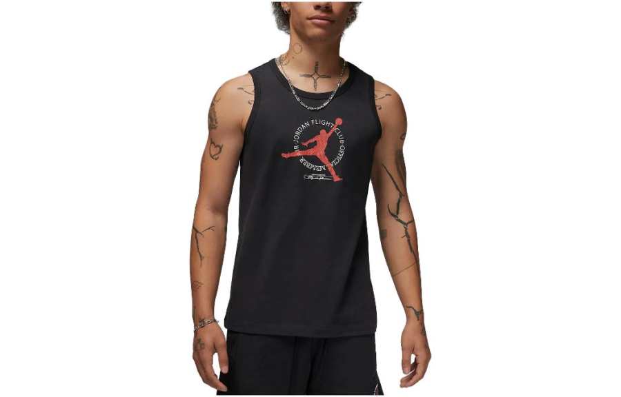 Jordan Jordan MVP Tank Tops Men's Black Crew Neck Moderate Other