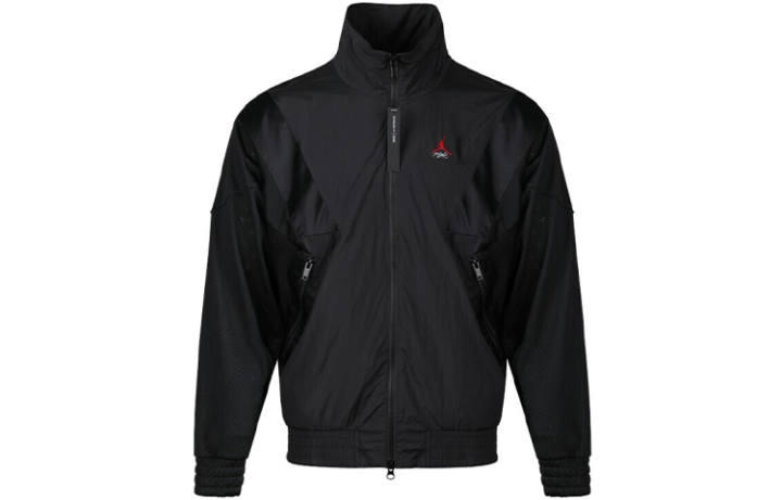 Jordan Jordan Jackets Men's Black Stand Collar Moderate Other