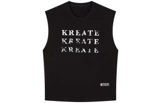 KREATE Tank Tops Unisex Crew Neck Thin Other