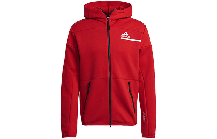 Adidas Adidas Jackets Men's Light Scarlet Hooded Moderate Other