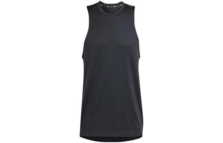 Adidas Adidas Tank Tops Men's Black Crew Neck Moderate Racerback