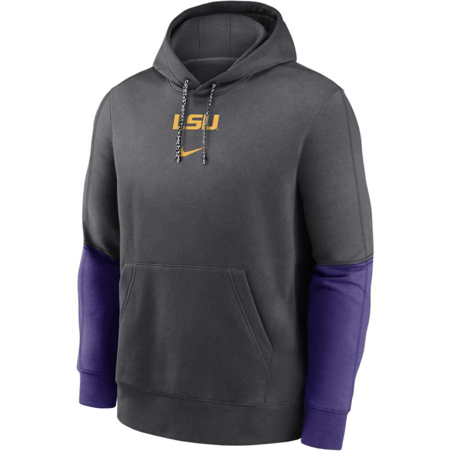Nike Nike Lsu Tigers Sideline Team Issue Club Men's Nike College Pullover Hoodie