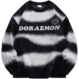 Doraemon Sweaters Unisex Crew Neck Moderate Other