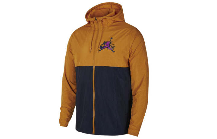 Jordan Jordan Air Jackets Men's Orange Black Hooded Moderate Other