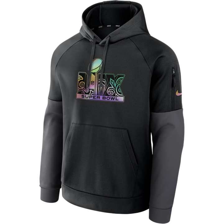 Nike Nike Super Bowl Lix Logo Fitness Men's Nike Therma Nfl Pullover Hoodie