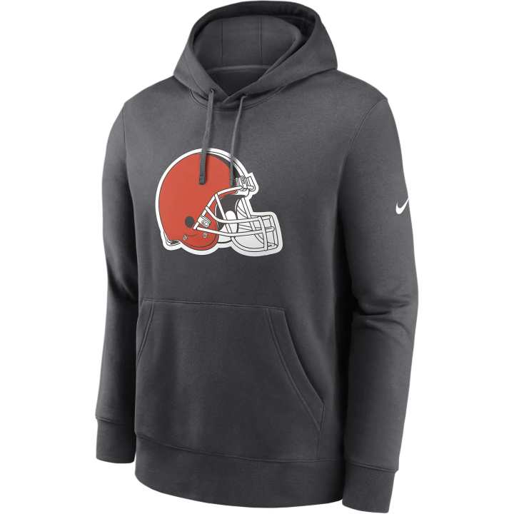 Nike Nike Cleveland Browns Club Logo Men's Nike Nfl Pullover Hoodie