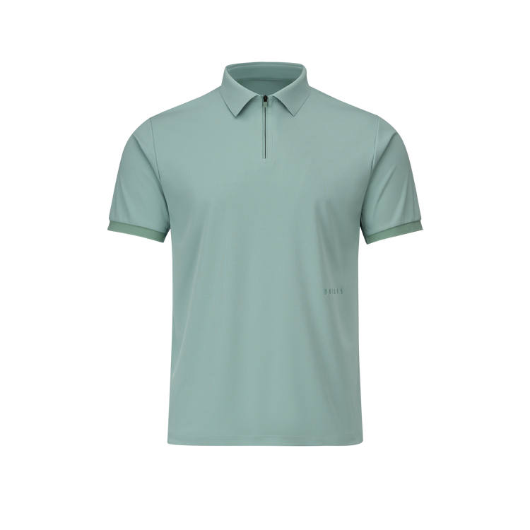 DESCENTE Urban Commute Polo Shirts Men's Moderate Straight Fit